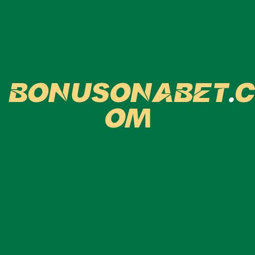 Logo da BONUSONABET